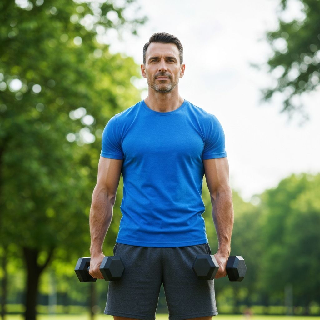 Men's vitality and active lifestyle